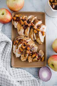 Balsamic Roasted Turkey with Apple Stuffing